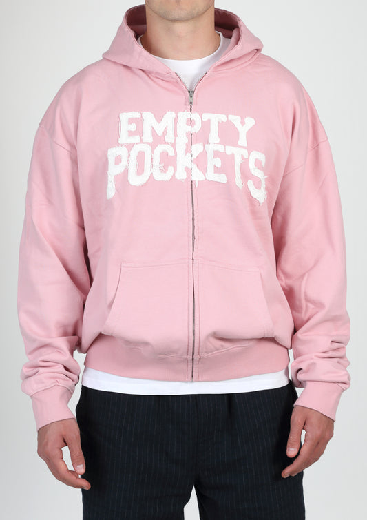 ZIP HOODIE - PINK